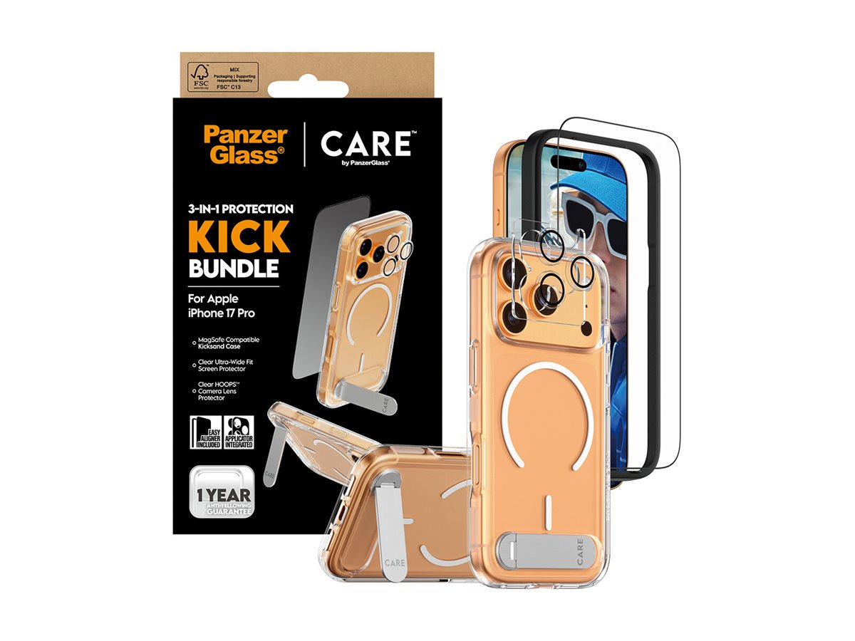 PanzerGlass CARE 3-in-1 Feature Kick Bundle iPhone 17 Pro, Ansicht 3