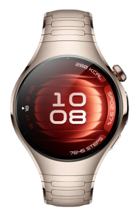 Huawei Watch 5 - 42 mm - 904L Edelstahl - intelligente Uhr mit Riemen - sandgold - Handgelenk: 120-190mm - Anzeige 1.38, Ansicht 2