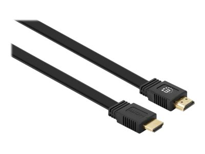 IC Intracom Manhattan HDMI Cable with Ethernet (Flat), 4K@60Hz (Premium High Speed)