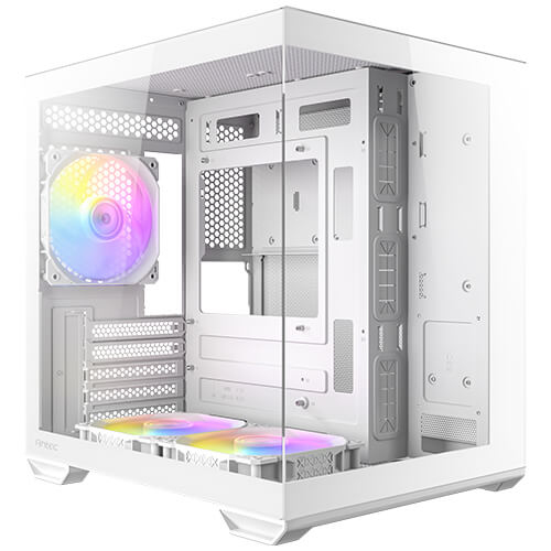 Antec CX60M ARGB Mini Tower White - Midi/Minitower - ATX, Ansicht 4