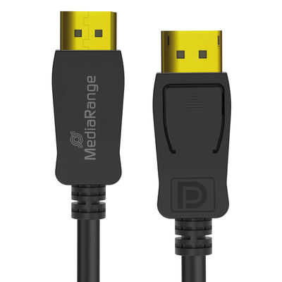 MEDIARANGE DisplayPort Kabel Ver. 2.1 40 Gbps sw - - Digital/Display/Video - Kabel - Digital/Daten, Ansicht 3