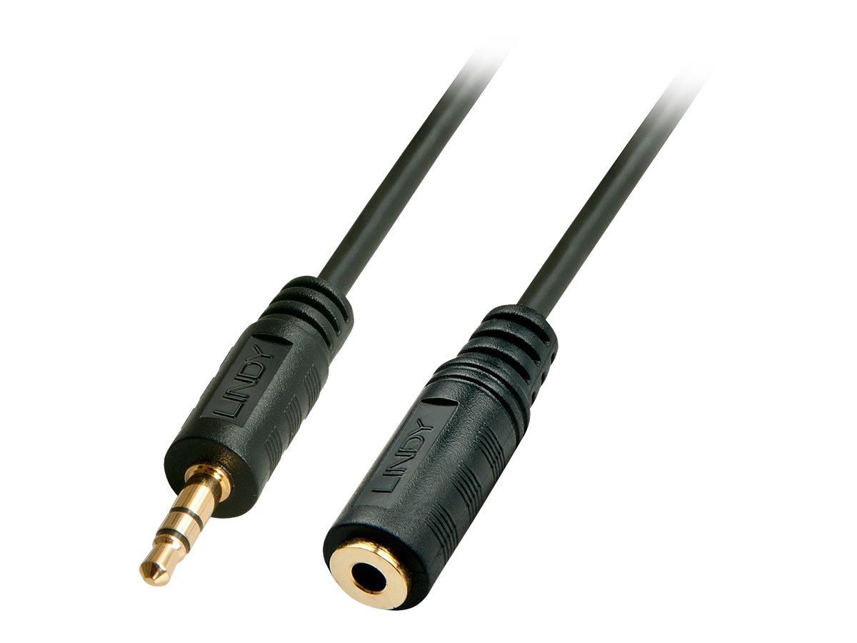 Lindy Premium - Audioverlängerungskabel - 0.08 mm² - Stereo Mini-Klinkenstecker (M)