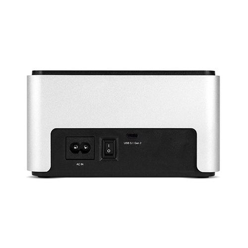 OWC OWCTCDRVDCK - HDD - SSD - Serial ATA III - 2.5,3.5 - USB 3.2 Gen 2 (3.1 Gen 2) Type-C - Schwarz - Silber, Ansicht 2