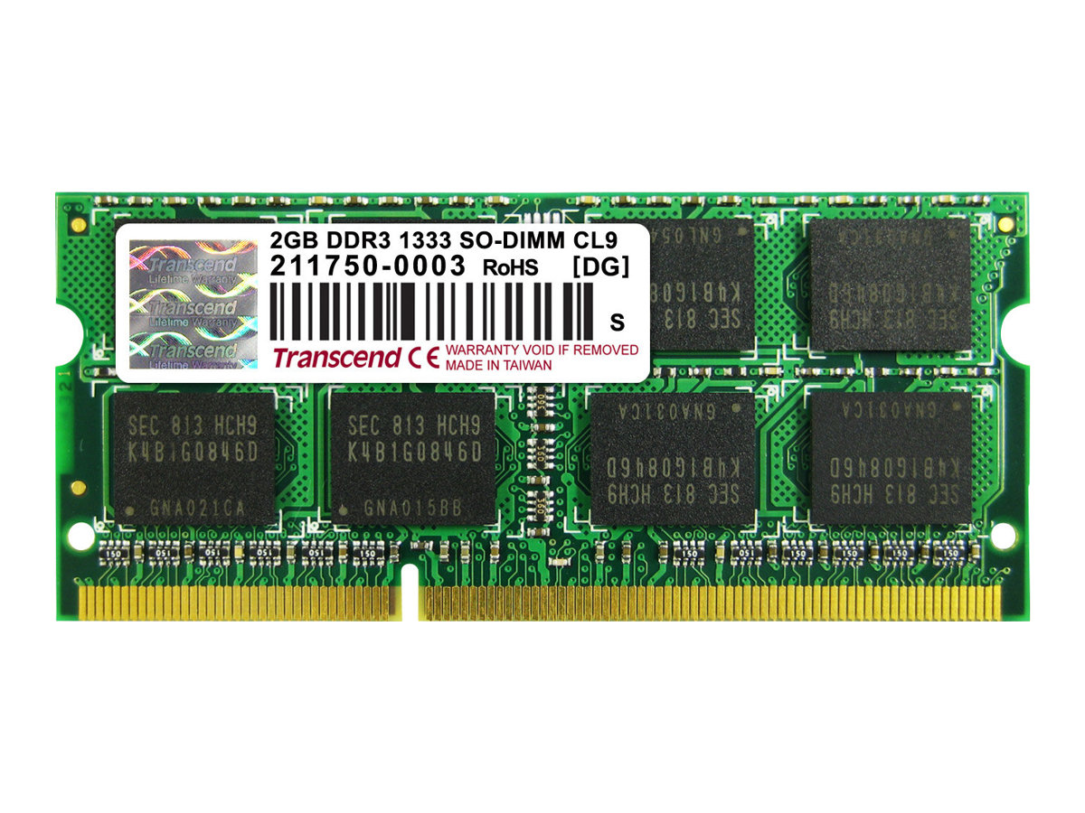 Transcend - DDR3 - 2 GB - SO DIMM 204-PIN (TS256MSK64V3U)