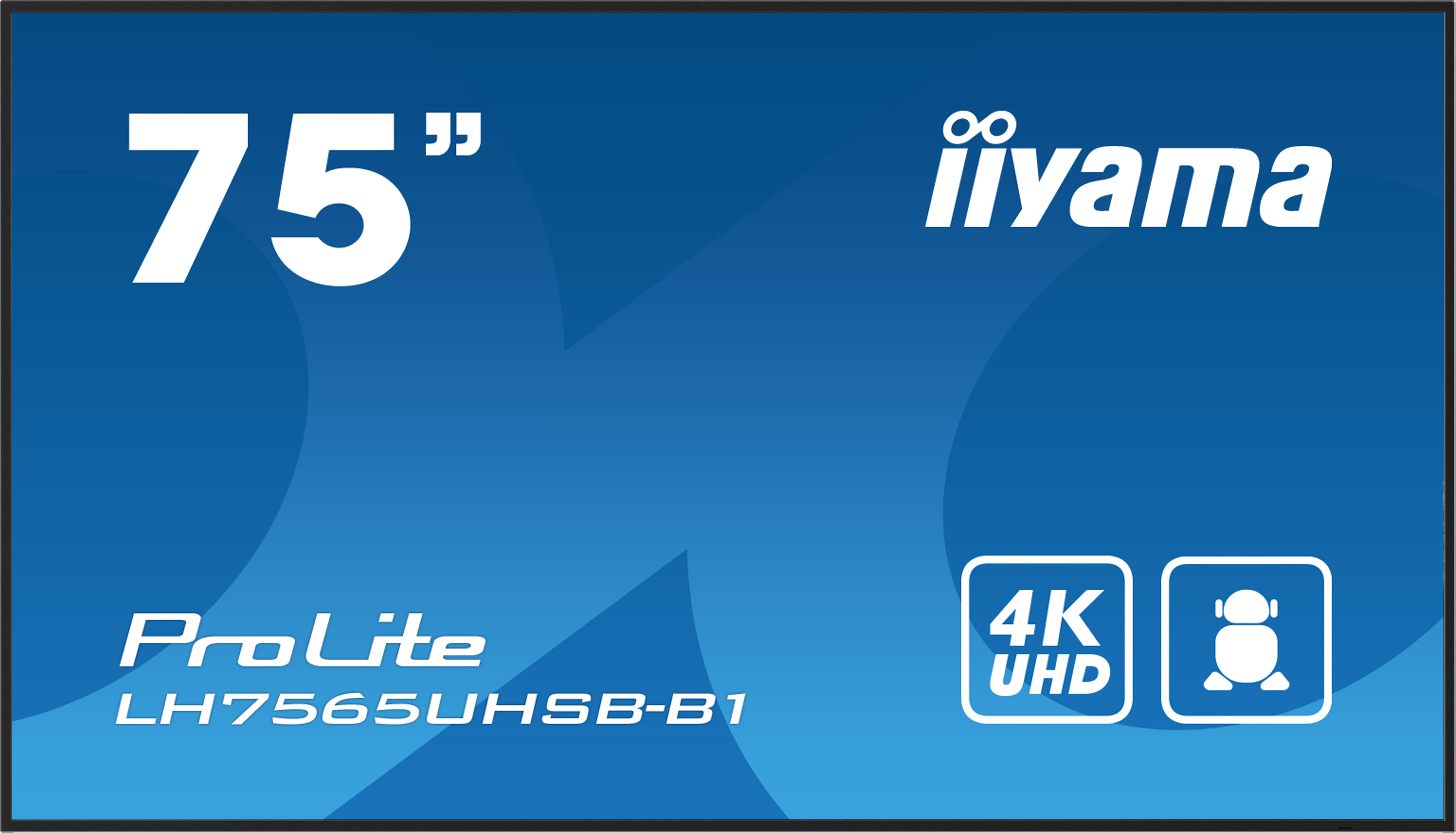 Iiyama ProLite LH7565UHSB-B1 - 190 cm (75) Diagonalklasse (189.2 cm (74.5), Ansicht 2