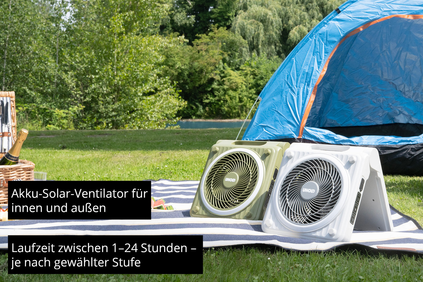 UNOLD 86517 Solarventilator Camping, Ansicht 2