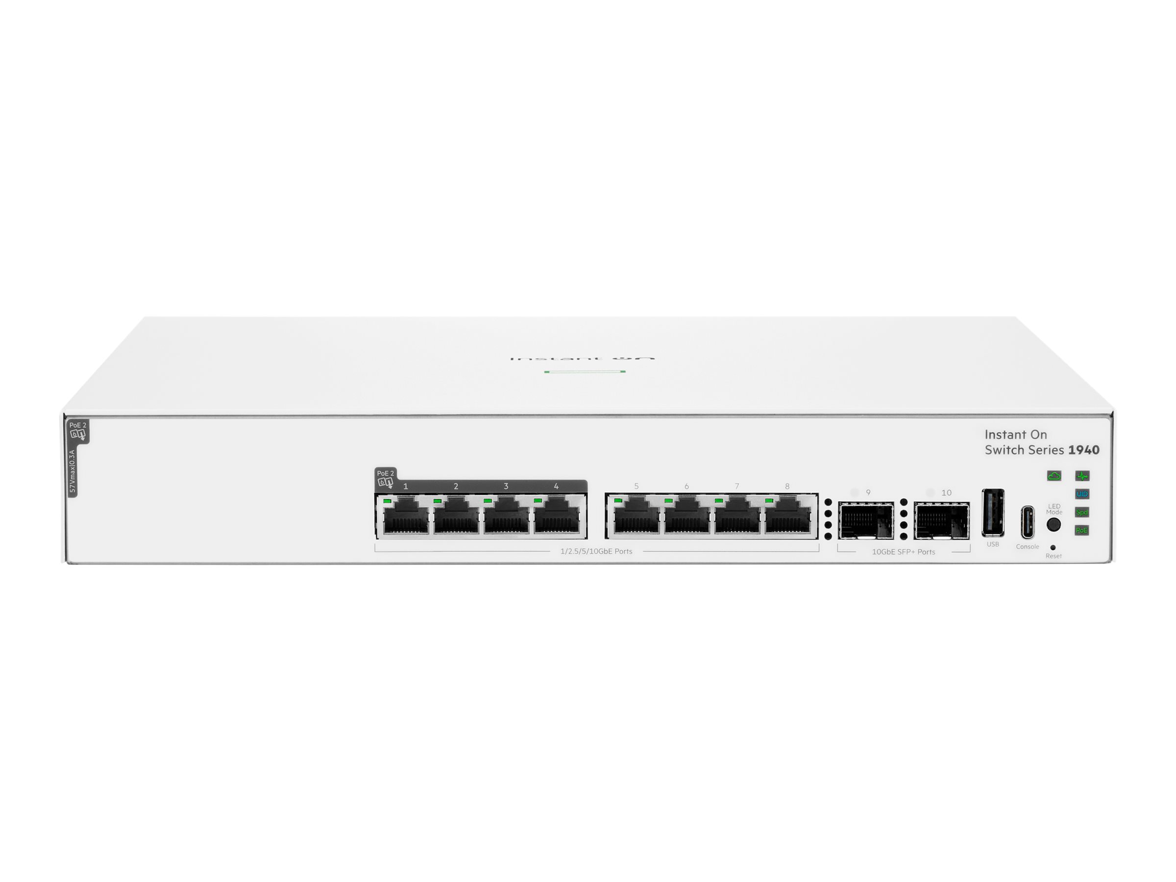 HPE Networking Instant On 1940 - Switch - L2+ - managed - 8 x 10/100/1000 (PoE++)