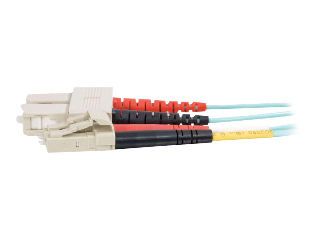 C2G LC-SC 10Gb 50/125 OM3 Duplex Multimode PVC Fiber Optic Cable (LSZH), Ansicht 4