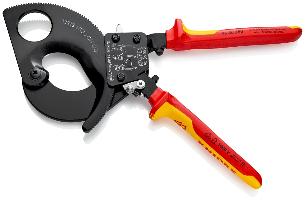 KNIPEX Kabelschneider - isoliert - 280 mm, Ansicht 3