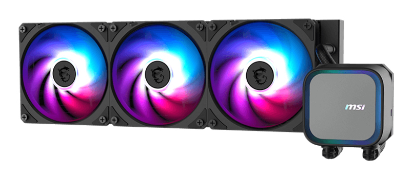 MSI MAG CORELIQUID A13 360 - Prozessor-Flüssigkeitskühlsystem - Kühlergröße: 360 mm - (für: LGA1150, LGA1151, LGA1155), Ansicht 3
