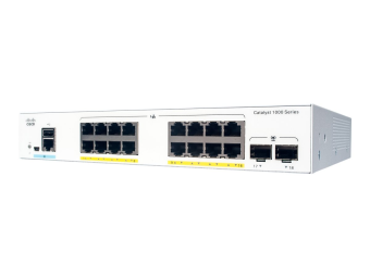 Cisco Catalyst 1000-16P-2G-L - Switch - managed - 16 x 101001000 (PoE+)