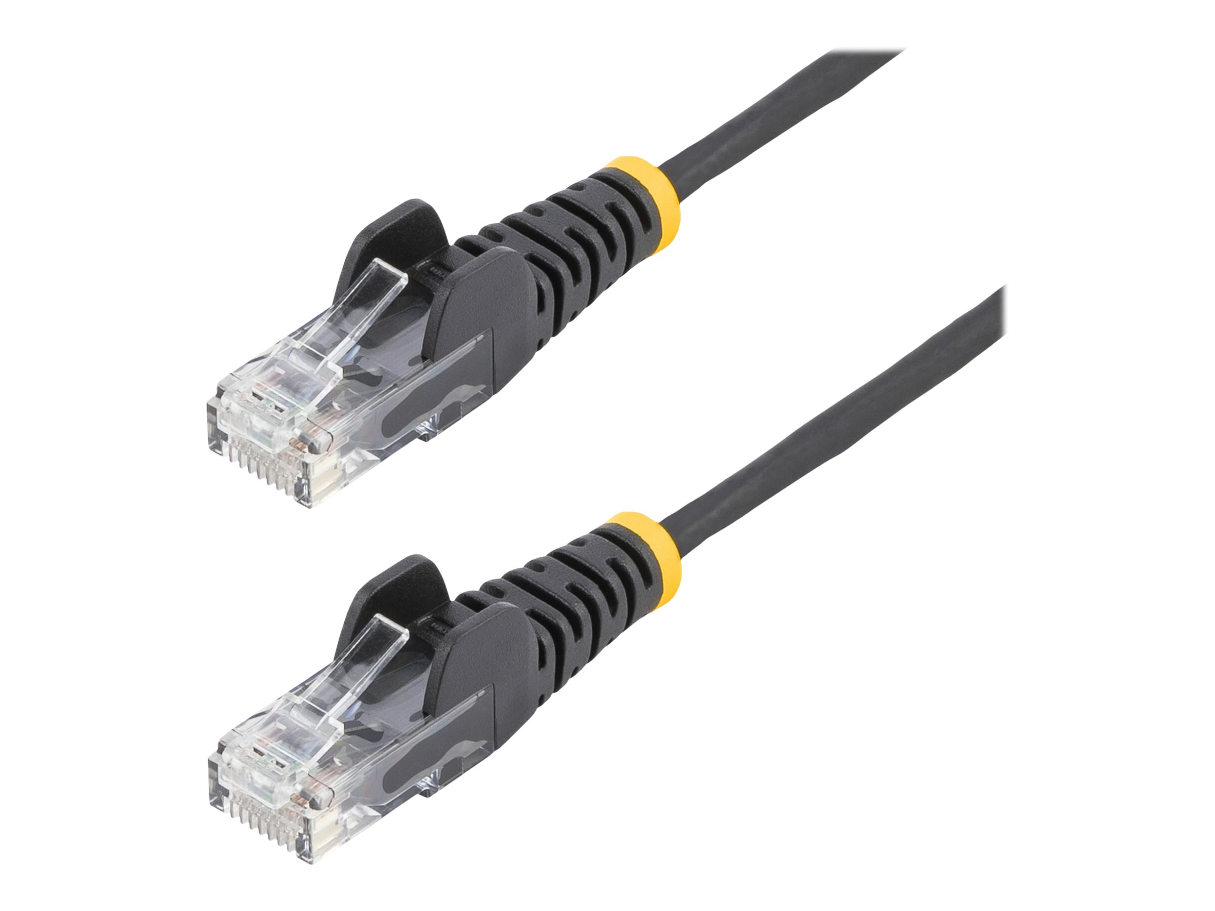 StarTech.com 3 m Cat6-Kabel - Schlank - Snagless RJ45-Anschlüsse - Schwarz