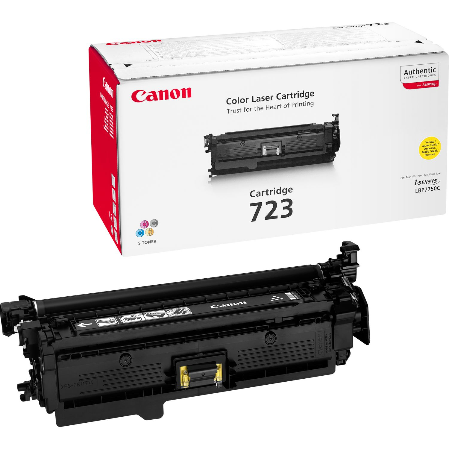 Canon 723 Y - Gelb - Original - Tonerpatrone, Ansicht 2