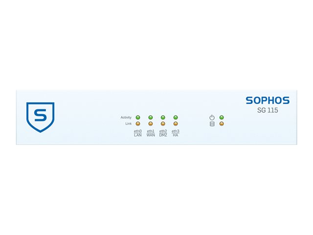 Sophos SG 115 - Sicherheitsgerät - 4 Anschlüsse - GigE