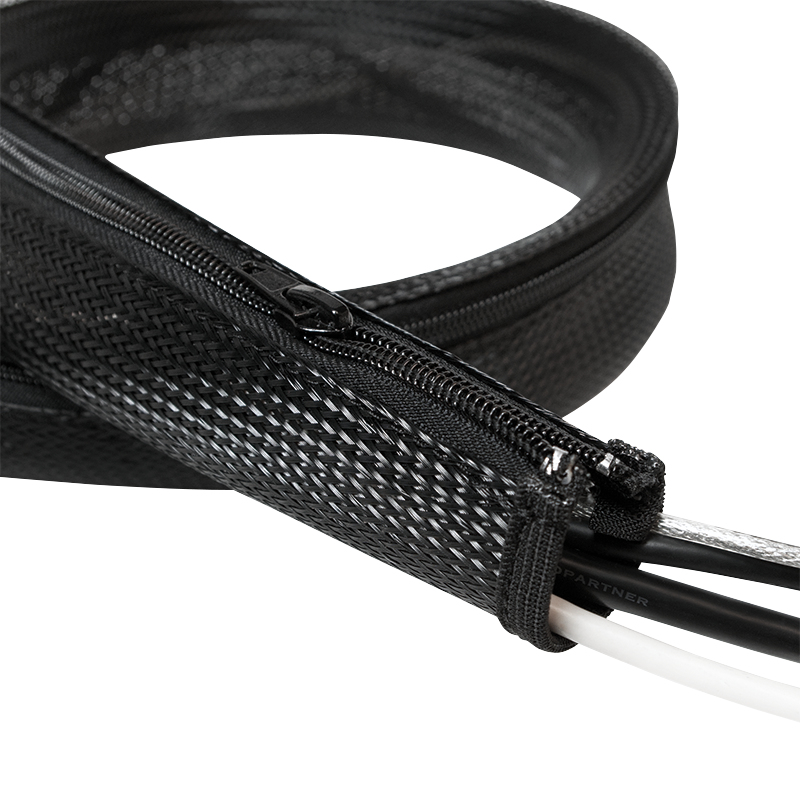 LogiLink Kabelhüllen-Kit - Schwarz - 1 m, Ansicht 2