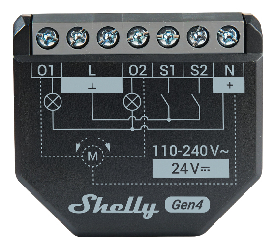Shelly 2PM Gen4 WiFi-Switch Matter X2 _2PM_Gen4_2er, Ansicht 2