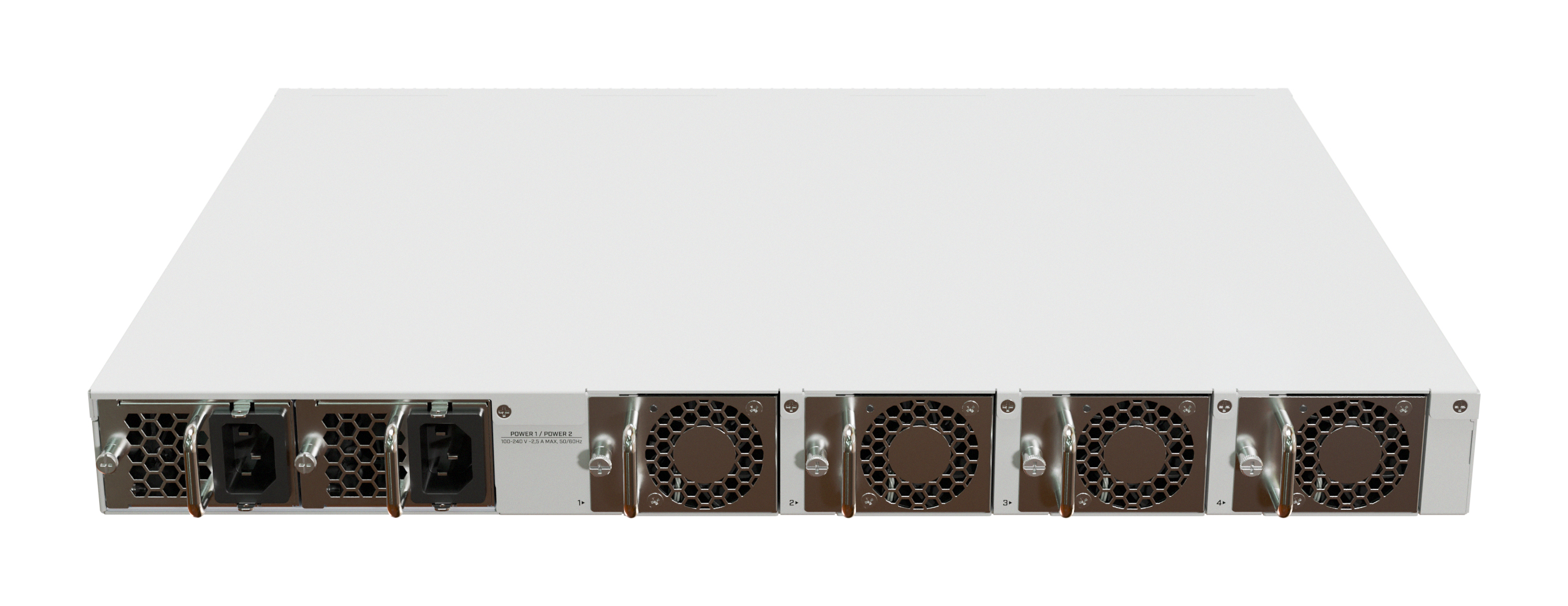 MikroTik CRS520-4XS-16XQ-RM - Switch - L3 - 4 x 25 Gigabit SFP28 + 16 x 100 Gigabit QSFP28, Ansicht 2