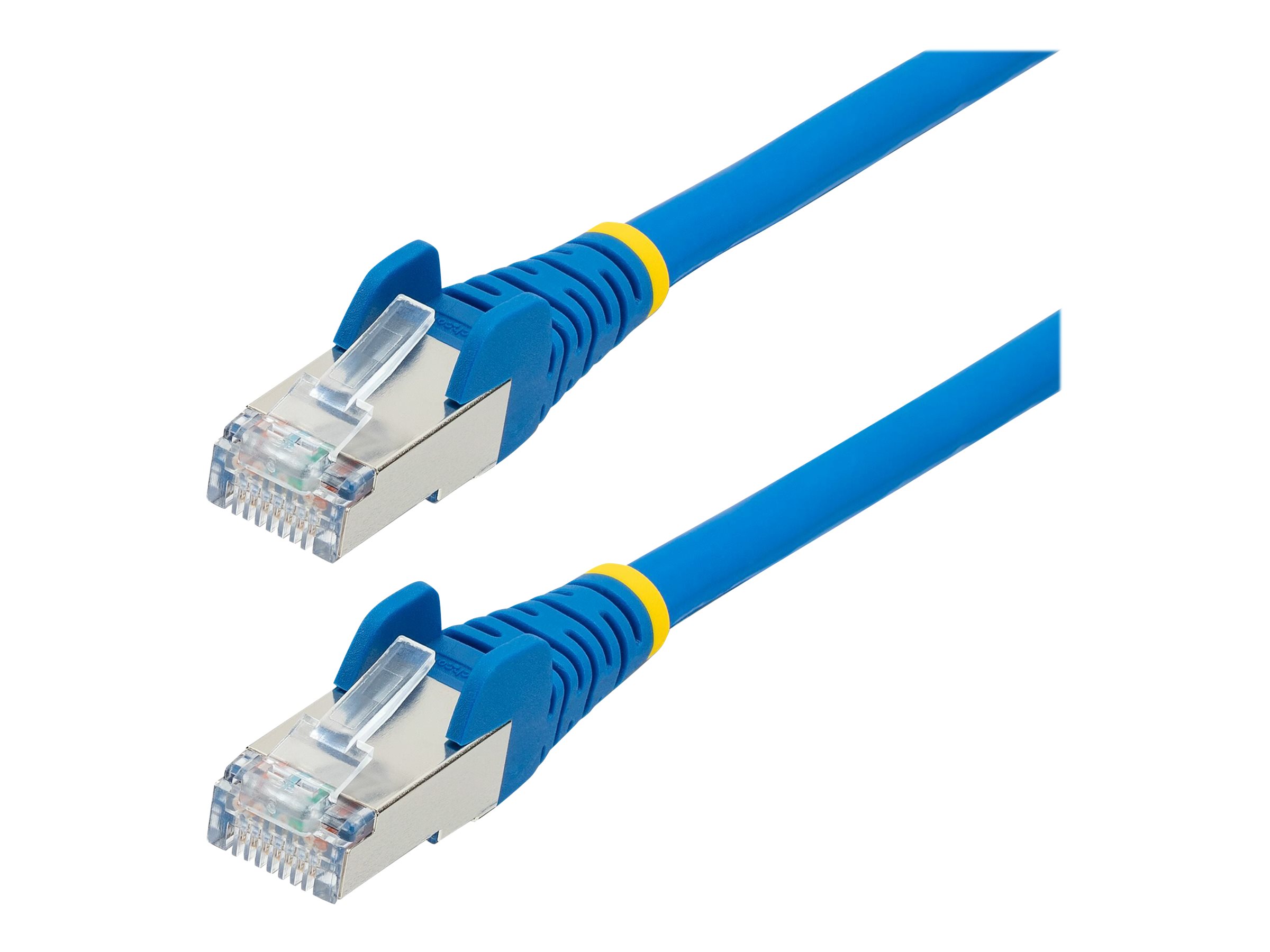 StarTech.com 7m CAT6a Ethernet Cable - Blue - Low Smoke Zero Halogen (LSZH) - 10GbE 500MHz 100W PoE++ Snagless RJ-45 w/Strain Reliefs S/FTP Network Patch Cord - Patch-Kabel - RJ-45 (M) zu RJ-45 (M)