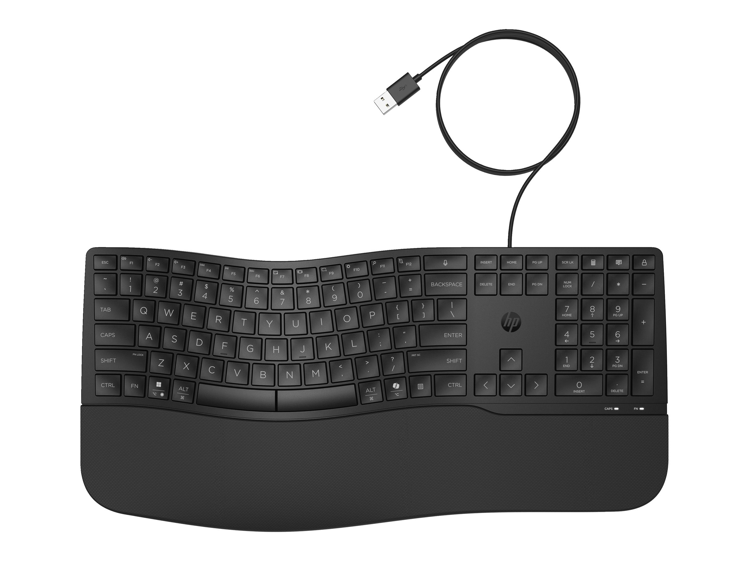 HP 485 Comfort - Tastatur - mehrere Geräte 23 programmierbare Tasten 3-Zonen-Layout
