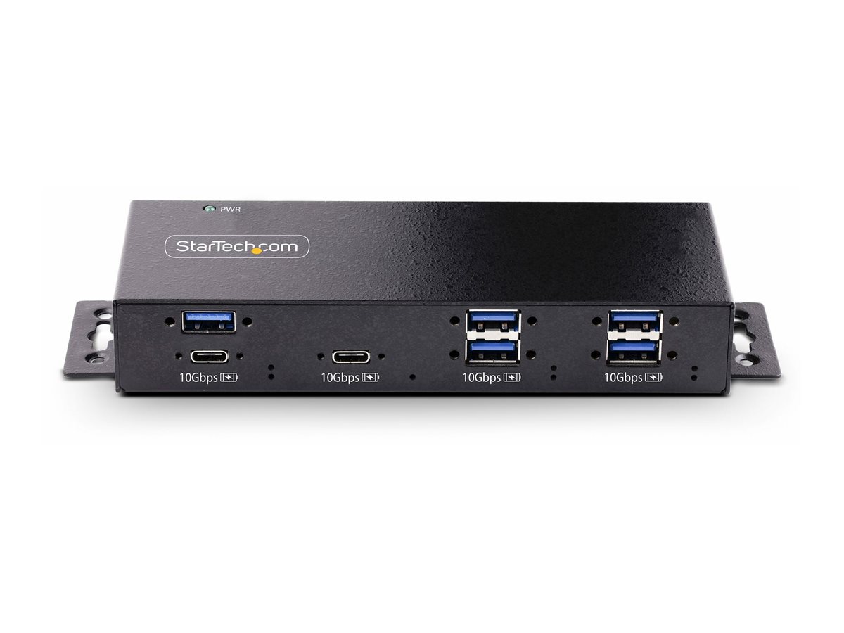 StarTech.com 7-Port Industrial USB Hub 10Gbps Hub, Metal, Mountable, TAA, Ansicht 4
