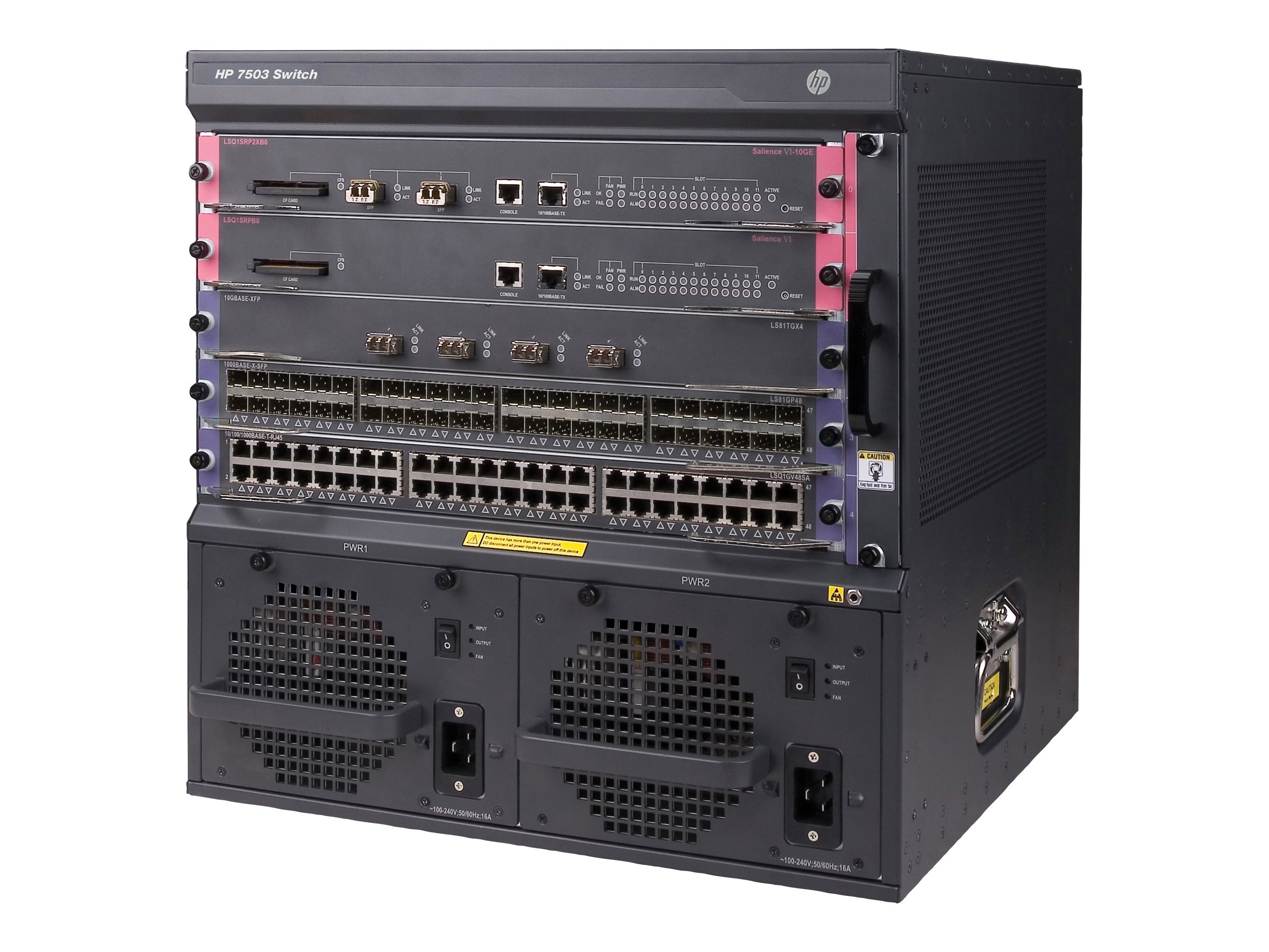 HPE FlexNetwork 7503 Chassis - Switch - L4-L7
