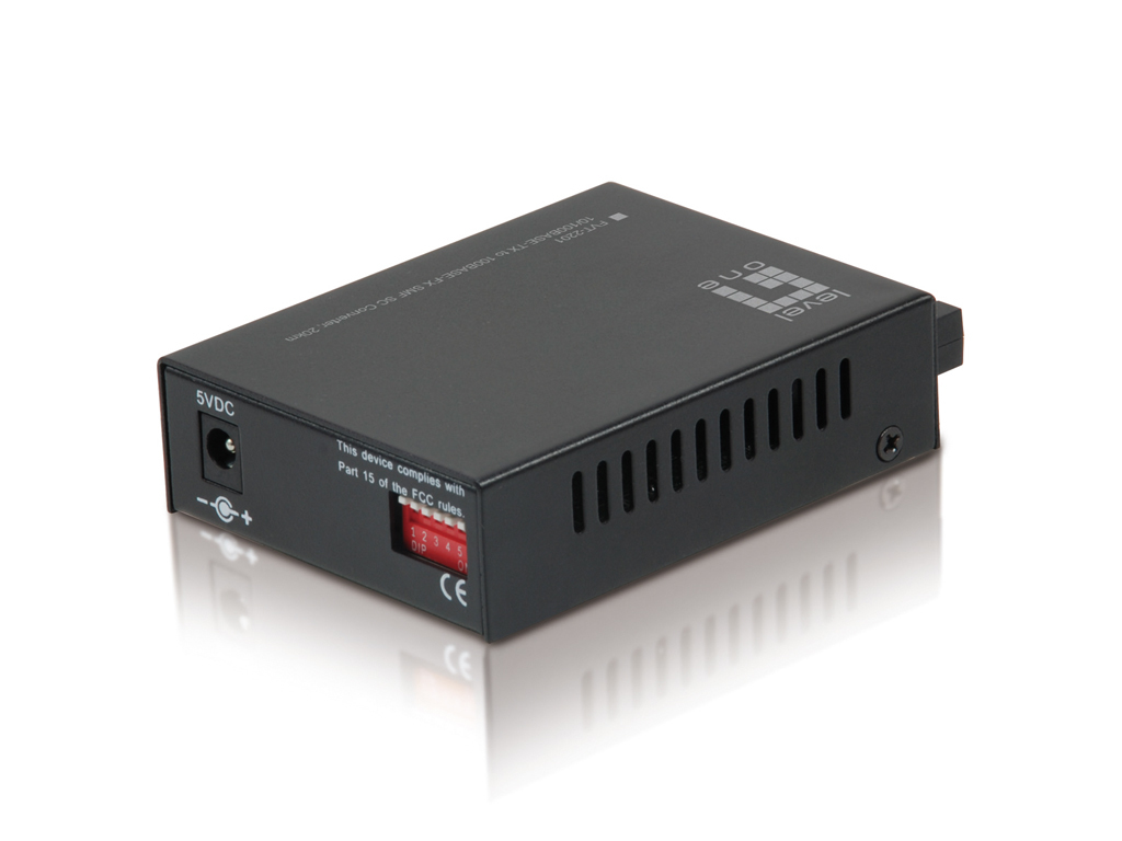 LevelOne Konverter FVT-2201 10/100TX>100FX SC SMF, Ansicht 2