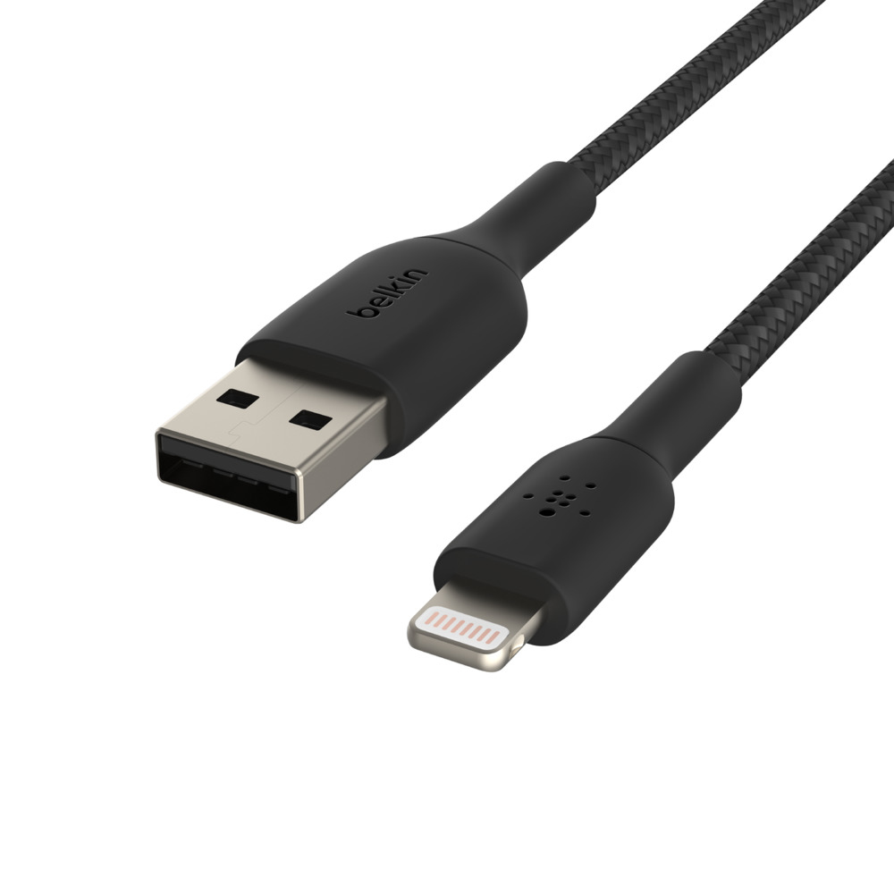 Belkin BOOST CHARGE - Lightning-Kabel - Lightning männlich zu USB männlich - 2 m - Schwarz - für Apple iPad/iPhone/iPod, Ansicht 2