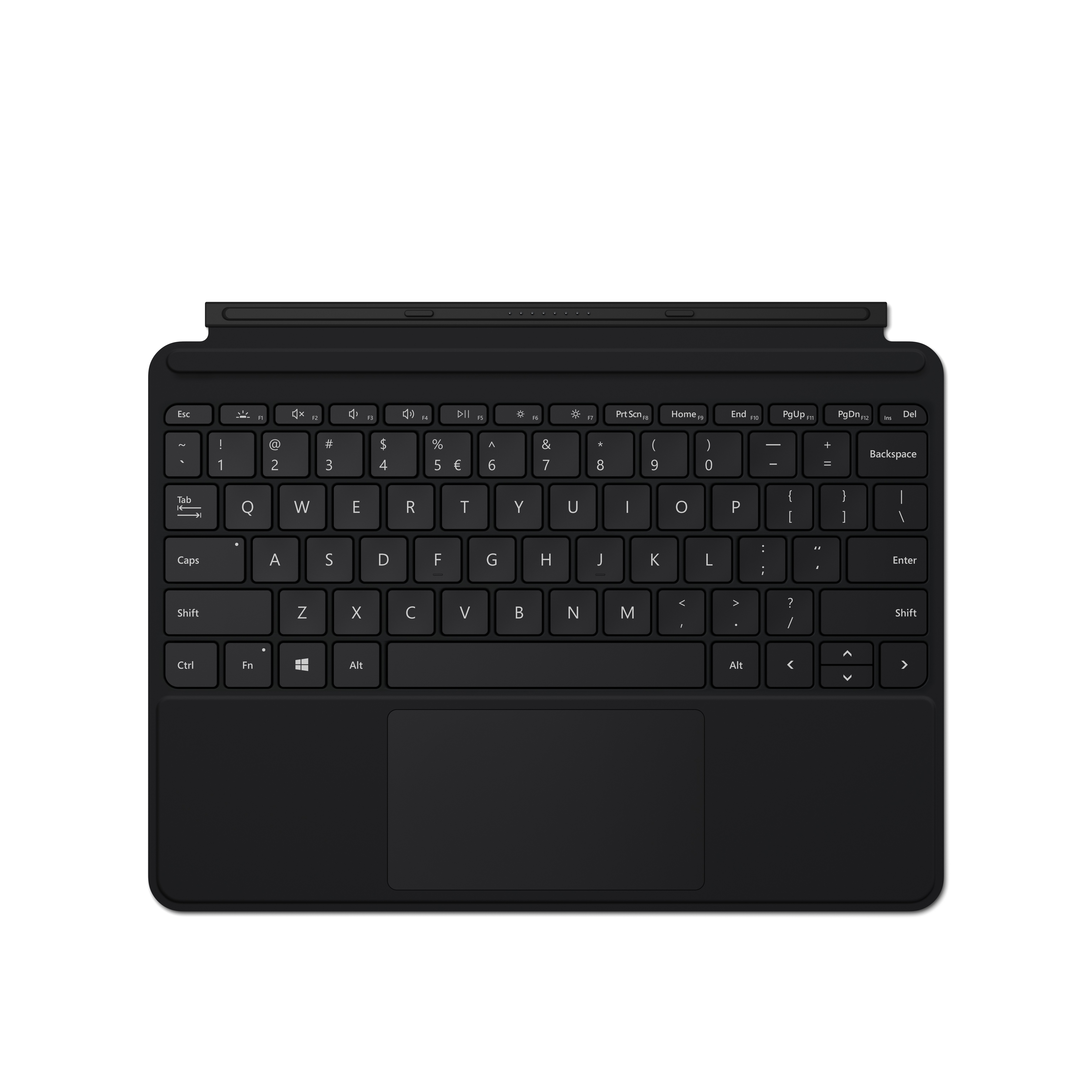 Microsoft Surface Go Type Cover, QWERTY, UK International, Trackpad, 1 mm, Microsoft, Surface Go 1/2