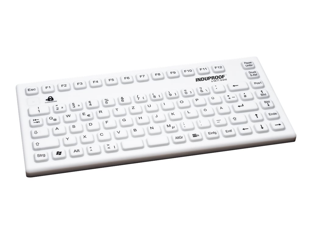 GETT InduKey TKG-086-IP68-WHITE - Tastatur - USB - TL: EU, QWERTY, Ansicht 3