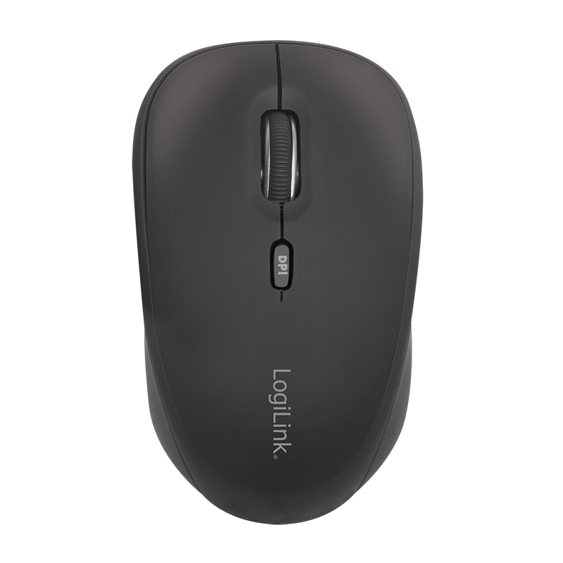 LogiLink Maus - optisch - 3 Tasten - kabellos - 2.4 GHz - kabelloser Empfänger (USB), Ansicht 4