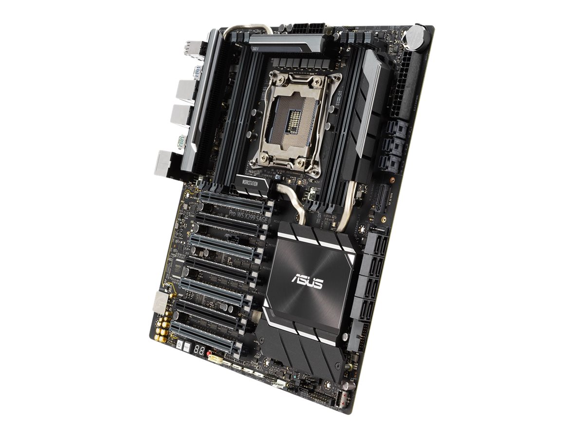 ASUS Pro WS X299 Sage II - Motherboard - SSI CEB - LGA2066 Socket - X299 Chipsatz - USB-C Gen2 USB 3.2 Gen 1 USB 3.2 Gen 2 - 2 x Gigabit LAN - HD Audio (8-Kanal)