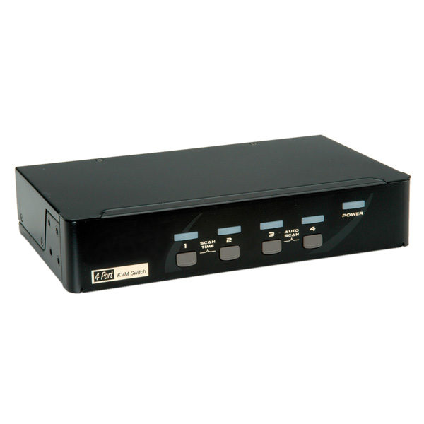 ROLINE KVM Switch - KVM-/Audio-/USB-Switch - 4 x KVM/Audio/USB, Ansicht 2
