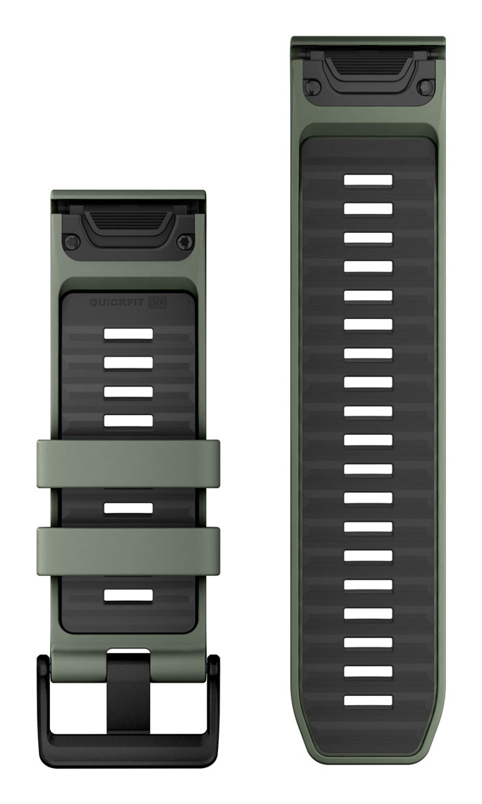 Garmin QuickFit-Armband Silikon Weidengruen/Graphit, Ansicht 2