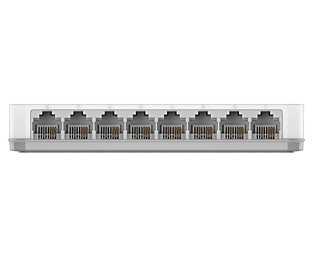 D-Link DES-1008C/E Fast Ethernet Unmanaged Desktop Sw. - Switch - 0,1 Gbps, Ansicht 3