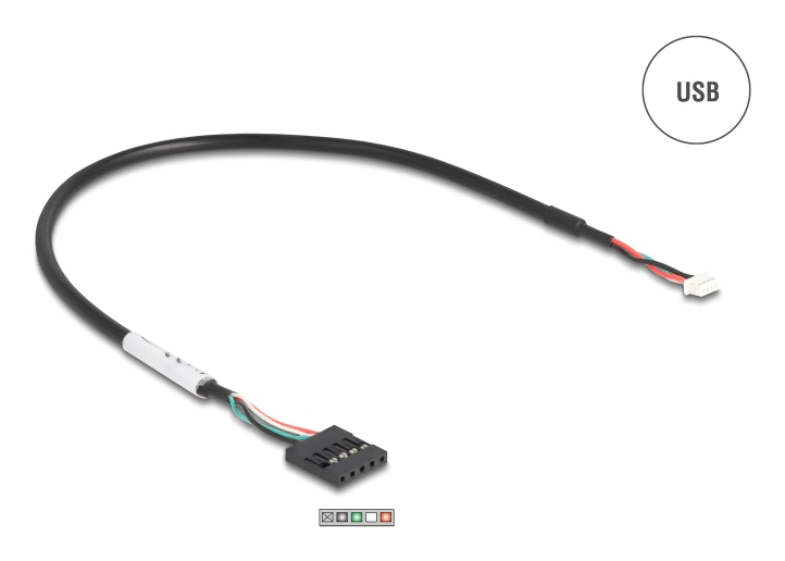 Delock Serieller Adapter - USB (M) zu DB-9 (M), Ansicht 2