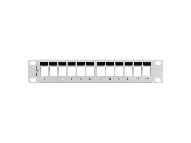 Lanberg PPKS-9112-S - 1U - Grau - Metall - 254 mm - 99,3 mm - 44,5 mm, Ansicht 3