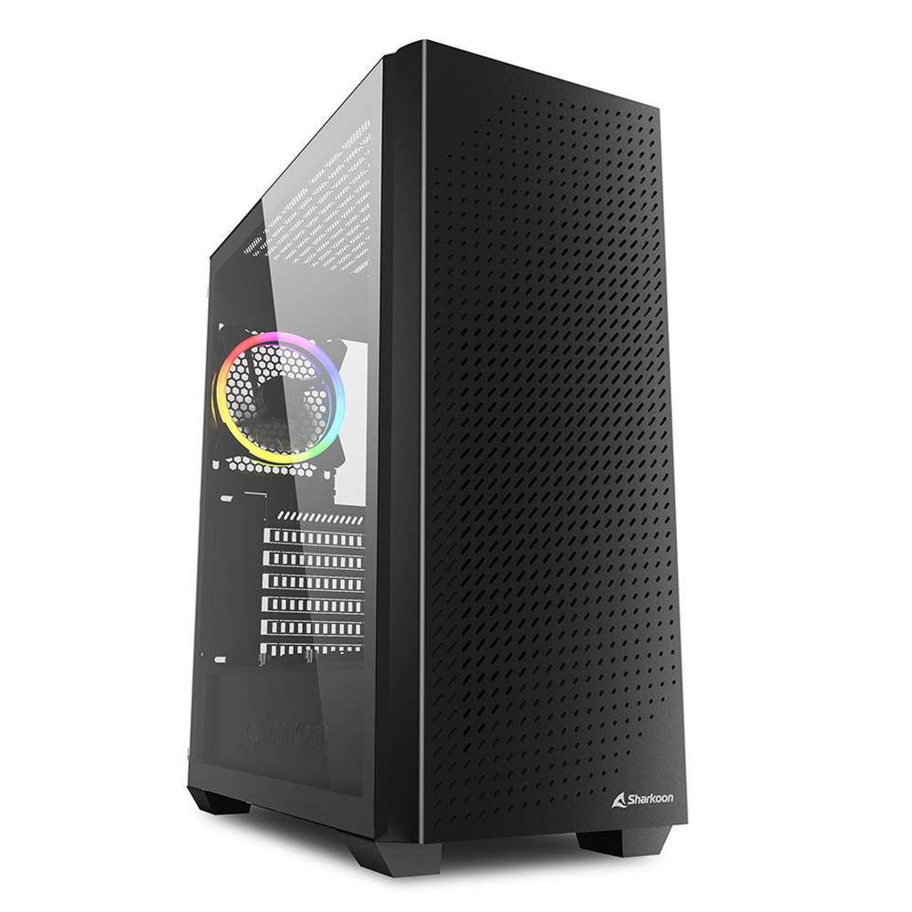 Sharkoon VS9 Black RGB               ATX, Ansicht 2