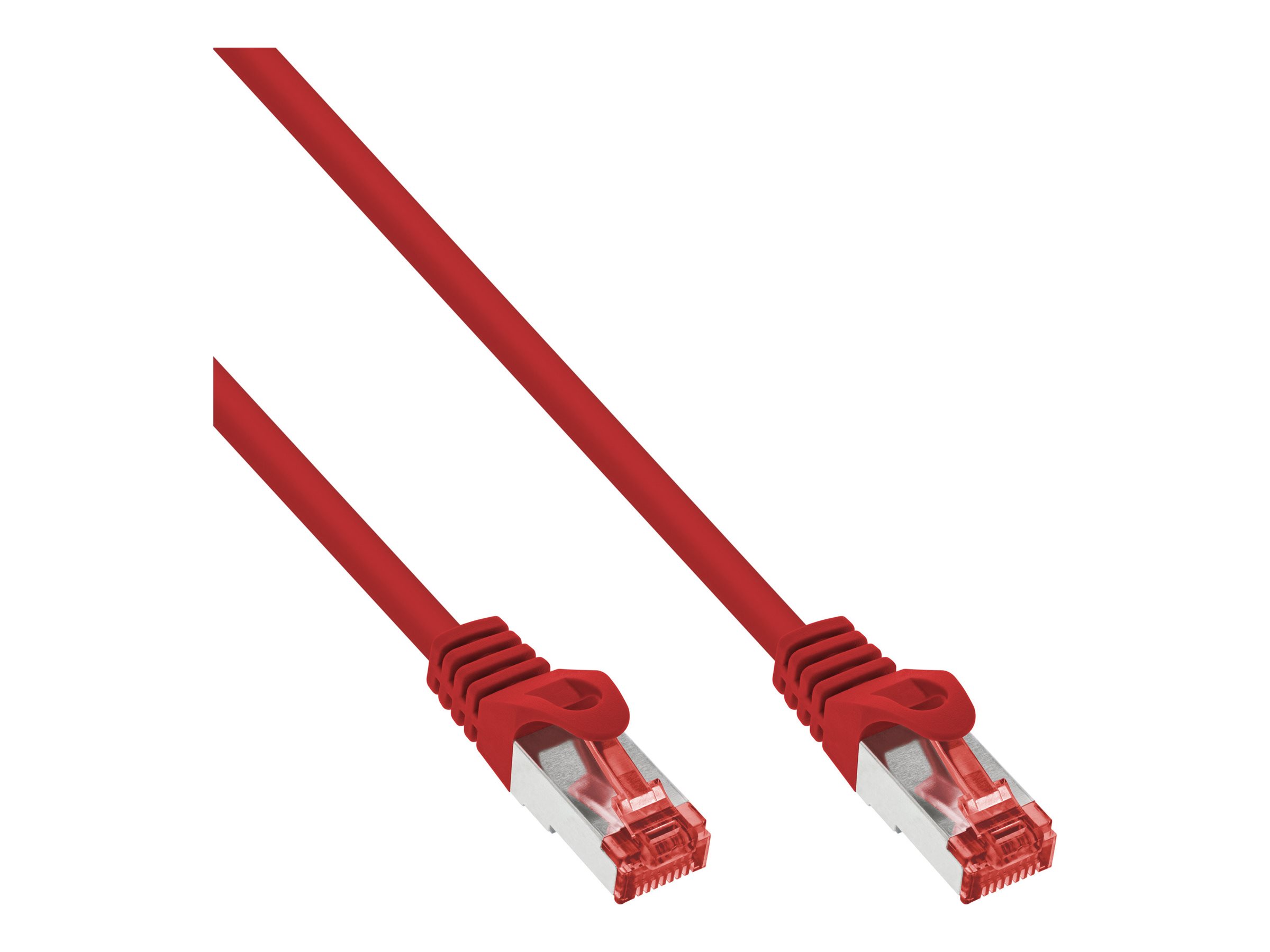 InLine Patchkabel - S/FTP (PiMf) - Cat.6 - 250MHz - PVC - CCA - rot - 2m Image