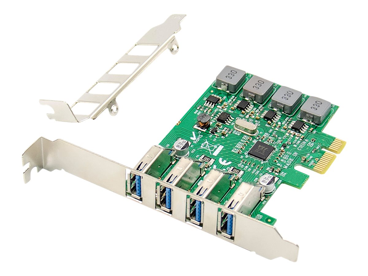 DIGITUS 4-Port USB 3.0 PCI Express Add-On Karte