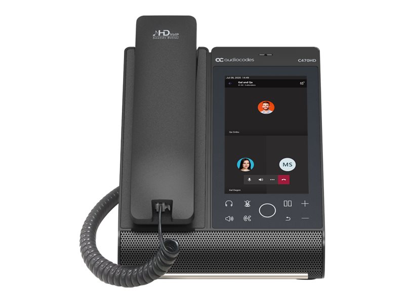 AudioCodes C470HD IP Phone - VoIP-Telefon - mit Bluetooth-Schnittstelle, Ansicht 2