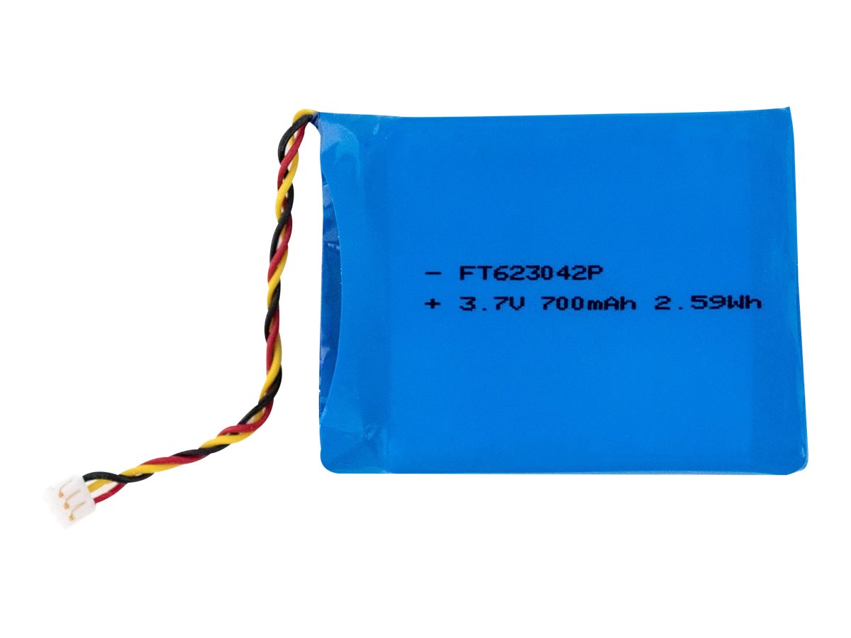 Socket Mobile Batterie für Barcodelesegerät - Lithium-Ionen - 700 mAh - 2.59 Wh (Packung mit 5)
