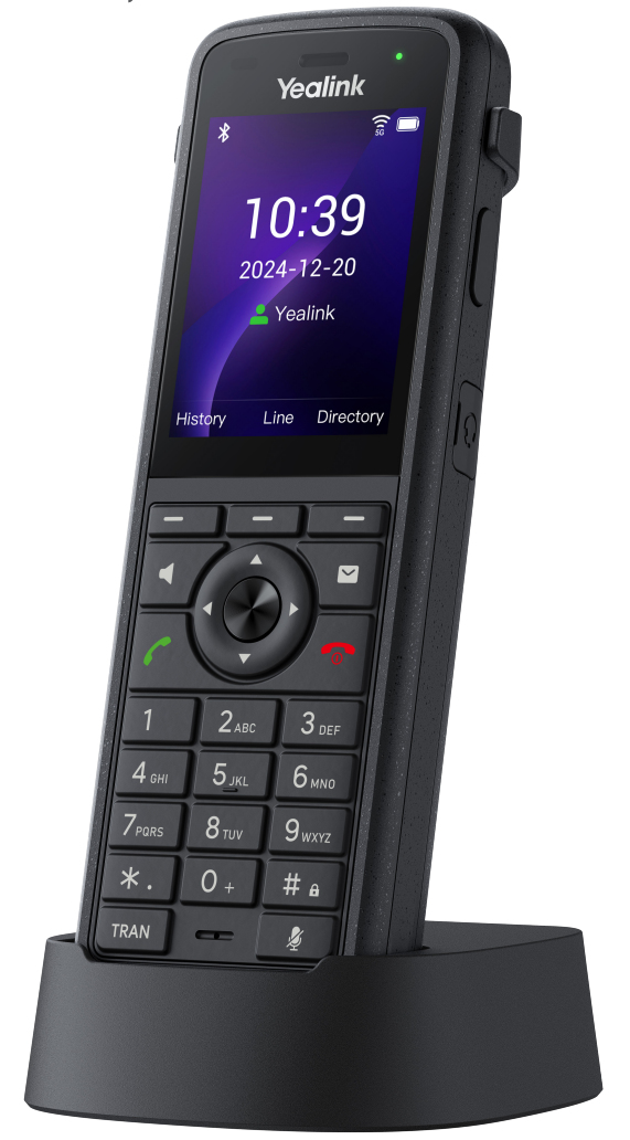 Yealink AX86R - Schnurloses VoIP-Telefon - mit Bluetooth-Schnittstelle mit Rufnummernanzeige/Anklopffunktion, Ansicht 2
