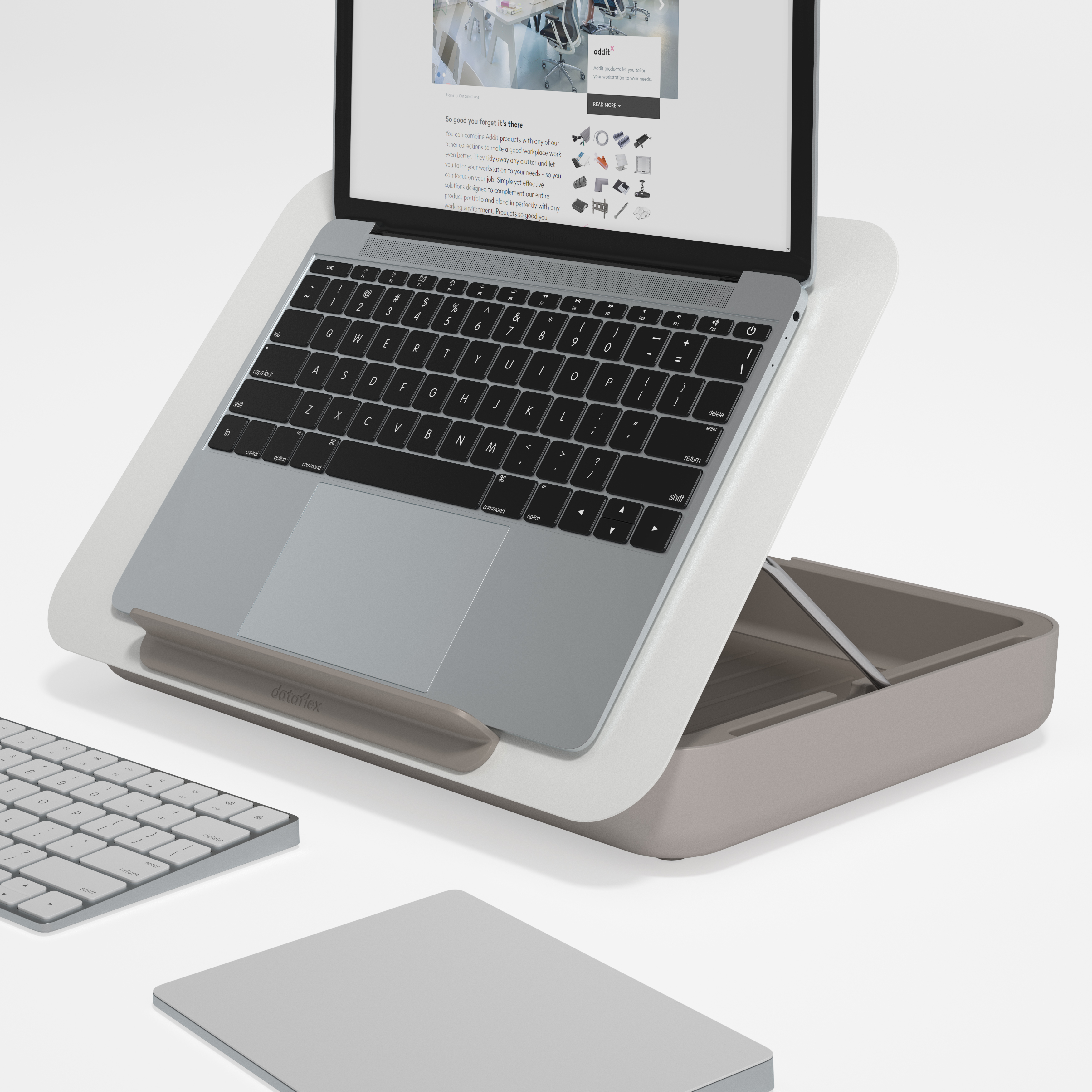 Dataflex Addit Bento ergonomic toolbox 900 - Hartschalentasche, Ansicht 2
