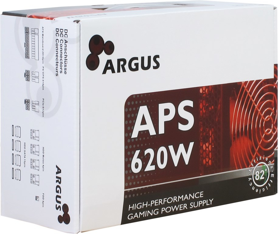 Inter-Tech Argus APS-620W - Netzteil (intern) - ATX12V 2.31, Ansicht 2