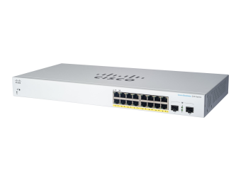 Cisco Business 220 Series CBS220-16T-2G - Switch - Smart - 16 x 101001000 + 2 x Gigabit SFP (Uplink)