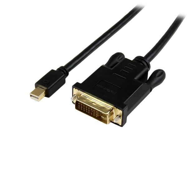 StarTech.com Mini DisplayPort auf DVI Kabel 1,8m - Stecker/Stecker - mDP zu DVI Adapter/ Koverter, Ansicht 2
