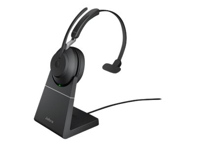 Jabra Evolve2 65 UC Mono - Headset - On-Ear - konvertierbar - Bluetooth - kabellos