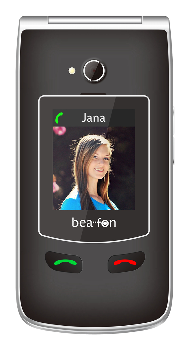 Bea-fon SL645plus schwarz-silber - Mobiltelefon - 1.550 mAh, Ansicht 3