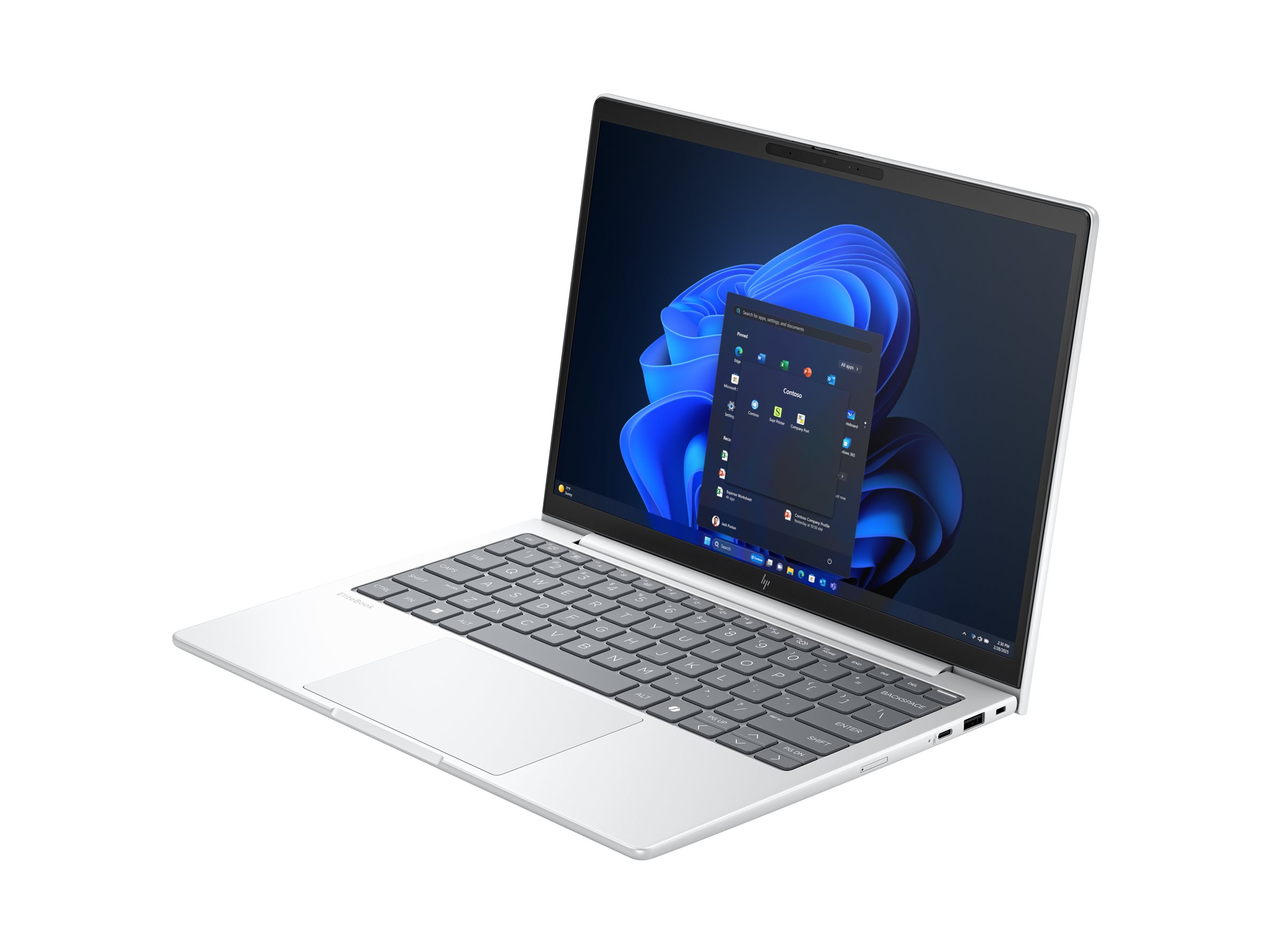 HP EliteBook 8 G1a Notebook AI - 169-Grad Drehgelenkdesign - AMD Ryzen 5 230 / 3.5 GHz - Win 11 Pro - Radeon 760M - 16 GB RAM - 512 GB SSD NVMe - 33.8 cm (13.3")
