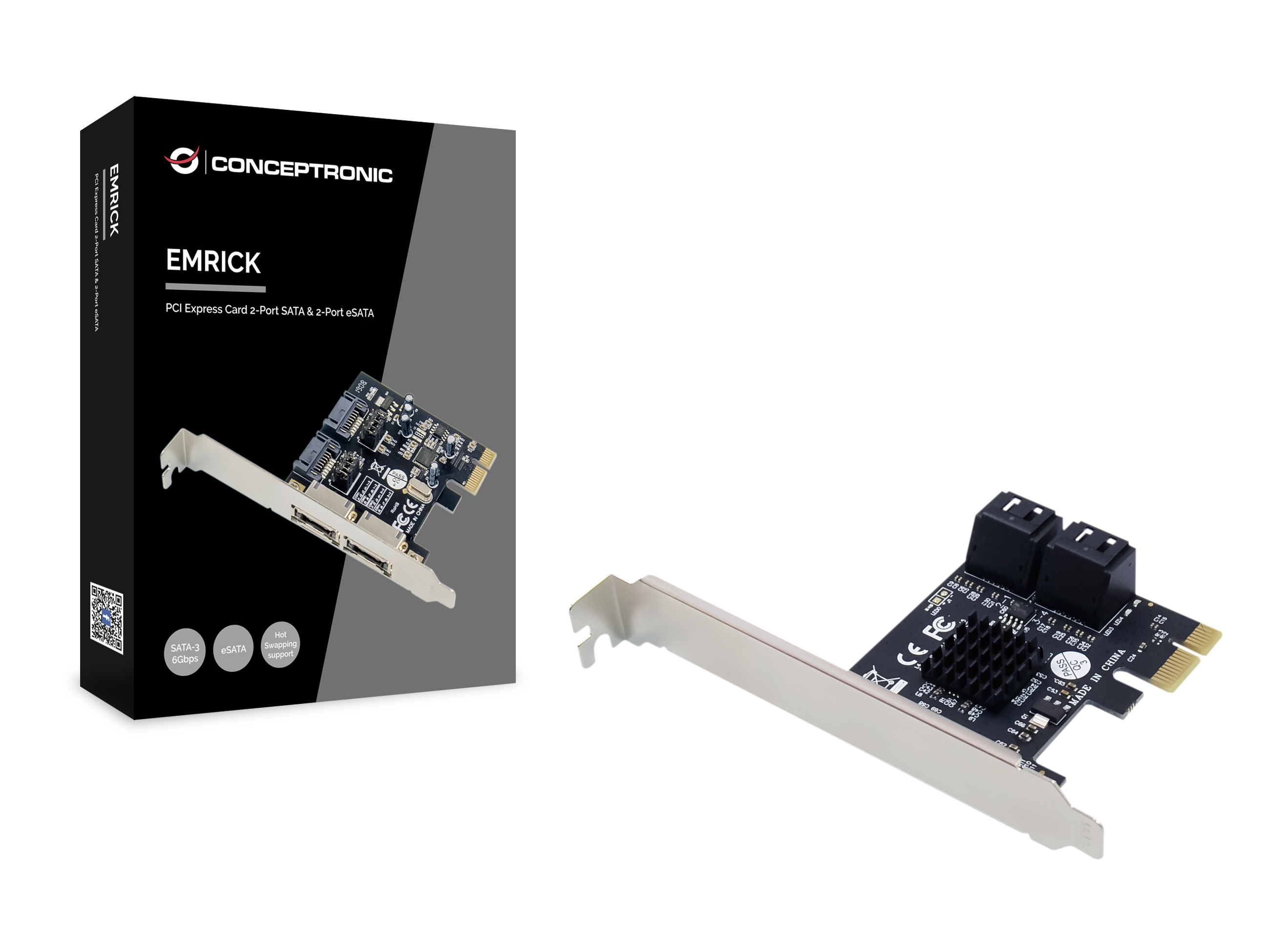 Conceptronic CSATA600EXI - Speicher-Controller, Ansicht 2
